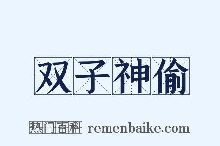 双子神偷是什么意思的图片